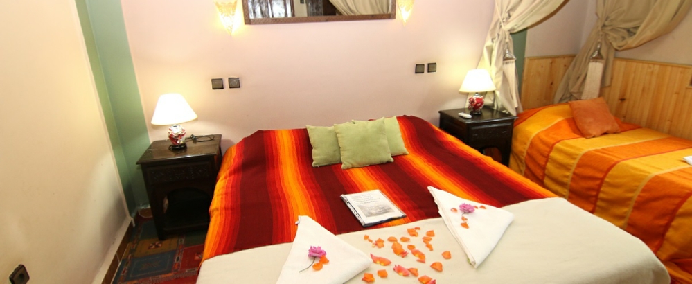 room at riad Prestige Imlil accommodation in Atlas mountains