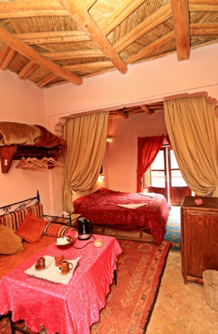 room at riad Prestige Imlil accommodation in Atlas mountains