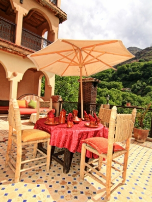 room at riad Prestige Imlil accommodation in Atlas mountains