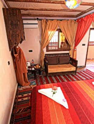 room at riad Prestige Imlil accommodation in Atlas mountains