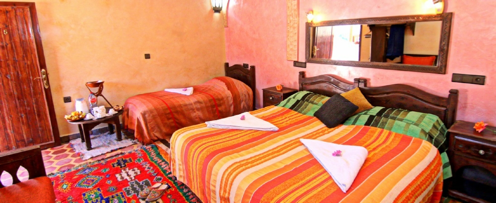room at riad Prestige Imlil accommodation in Atlas mountains