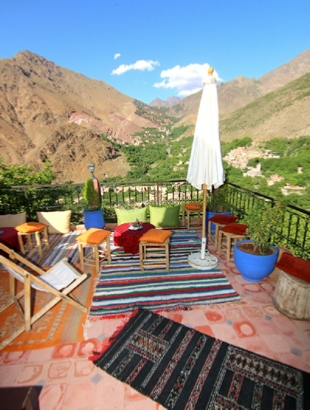 room at riad Prestige Imlil accommodation in Atlas mountains